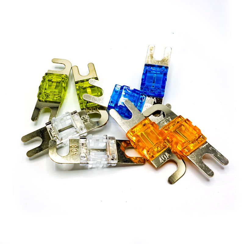 WATTSTUNDE® AFS high-load fuses bundle with 2x 40A, 60A, 80A, 100A each