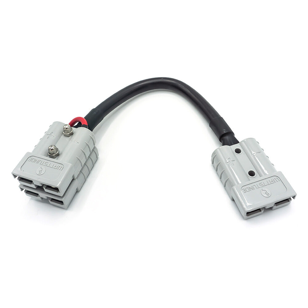WATTSTUNDE® AK-A50-A50.2-S Y-Serien-Stecker Anderson A50 auf 2x Anderson A50 – Marine Infinite Shop