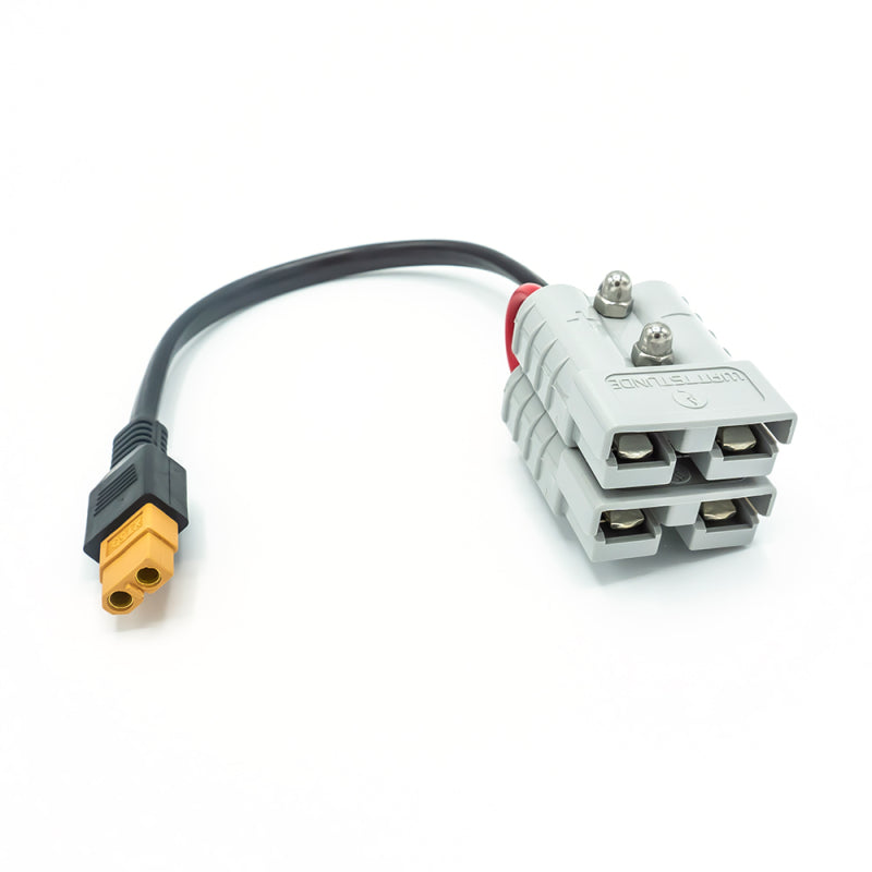 WATTSTUNDE® AK-XT60-A50.2-P Y-parallel connector XT60 female to 2x Anderson A50