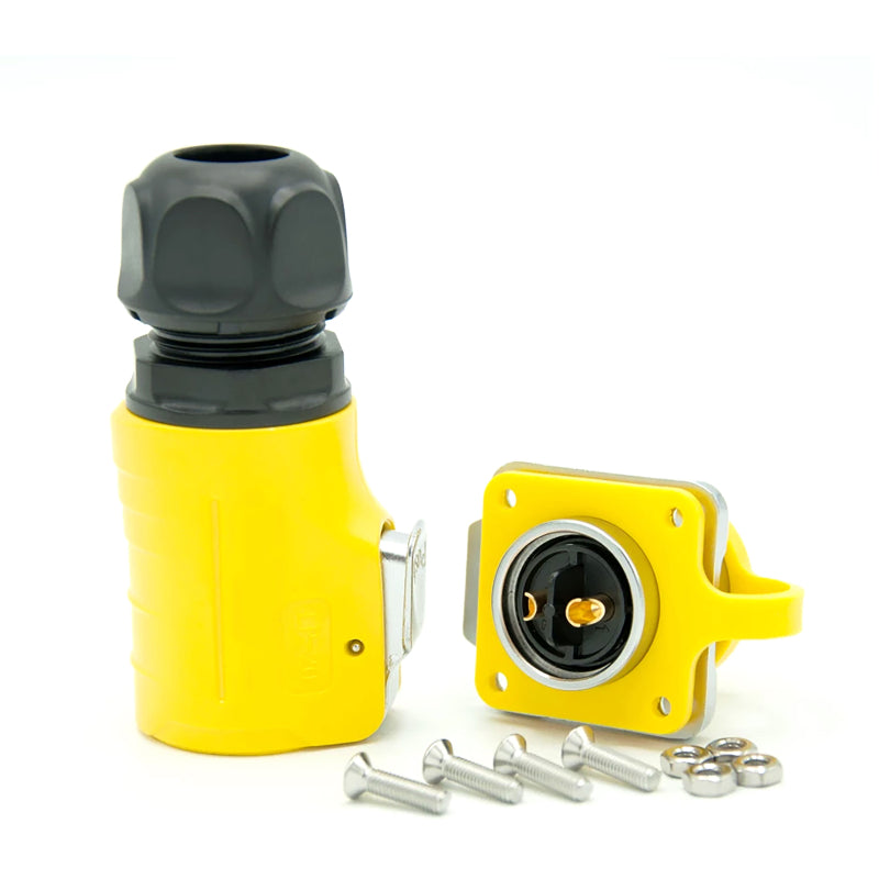 WATTSTUNDE® Außenanschluss Stecker/Buchse GELB – Marine Infinite Shop (2/5)