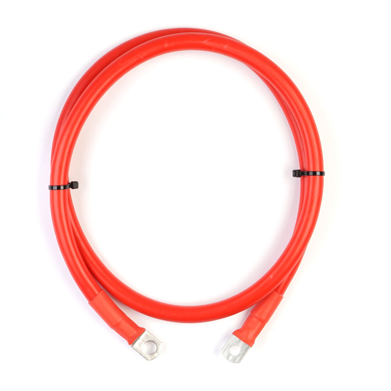 WATTSTUNDE® Batteriekabel 50mm² M8/M10 130cm rot