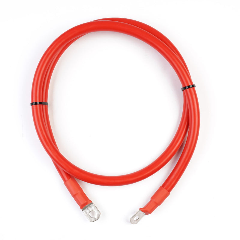 WATTSTUNDE® Batteriekabel 50mm² M8/M8 130cm rot