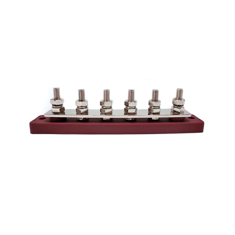WATTSTUNDE® Busbar 6xM8 150A / 70V rot – Marine Infinite Shop (2/4)