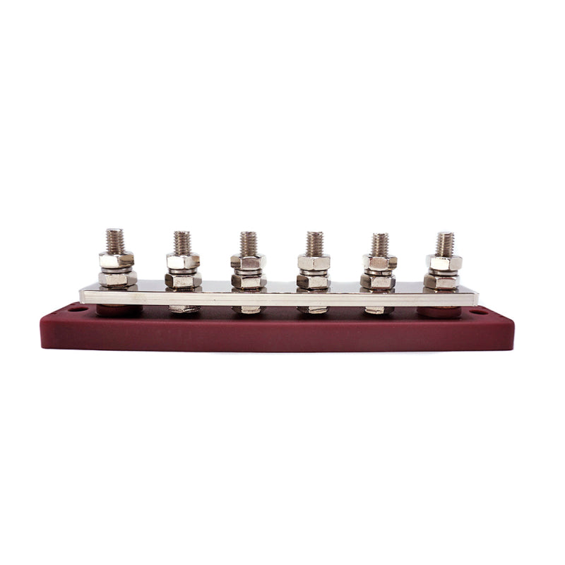WATTSTUNDE® Busbar 6xM8 300 A / 70 V rot – Marine Infinite Shop (2/4)