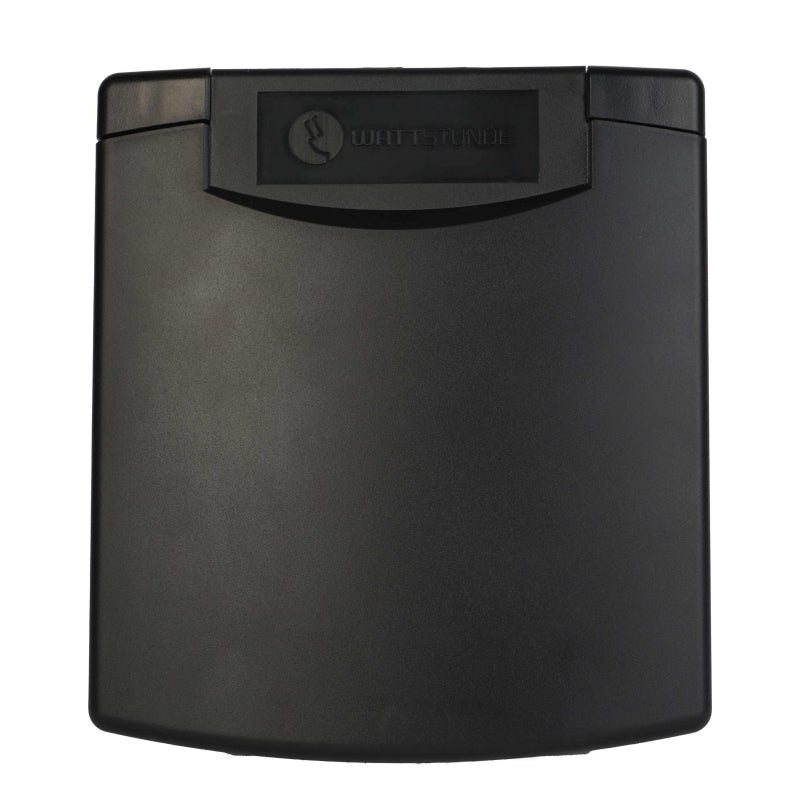 WATTSTUNDE® CEE-Einbausteckdose schwarz mit Magnetklappe, 16A – Marine Infinite Shop (2/4)