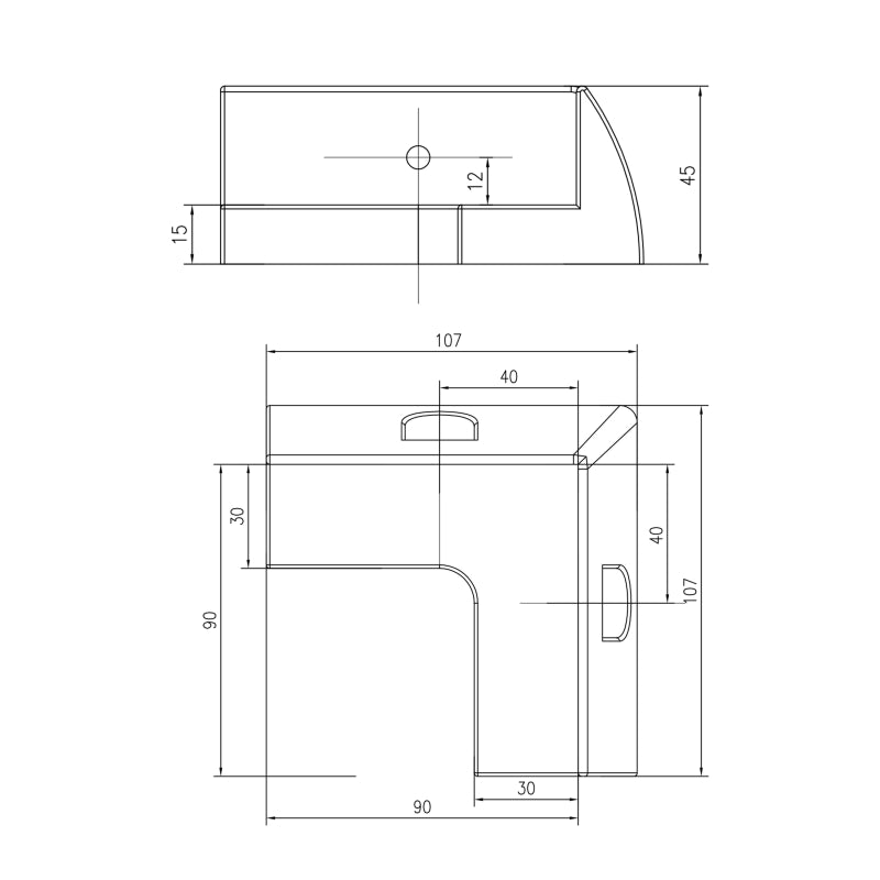 WATTSTUNDE® MOUNT Solarmodul Halterung corner weiß