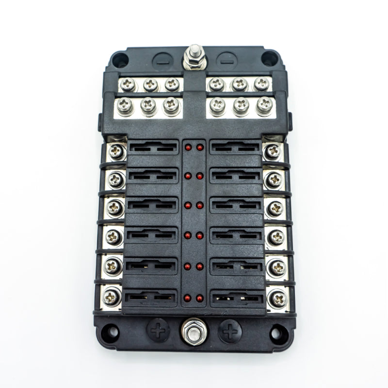 WATTSTUNDE® Plus Distributor 12 mit je 4 x 5 A, 10 A, 15 A, 20 A Flachsicherungen – Marine Infinite Shop (3/7)