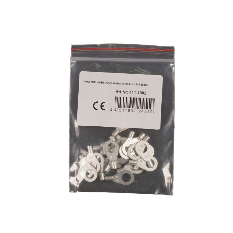 WATTSTUNDE® Ringkabelschuh 0,5 mm² M6 25 Stk. – Marine Infinite Shop (1/2)