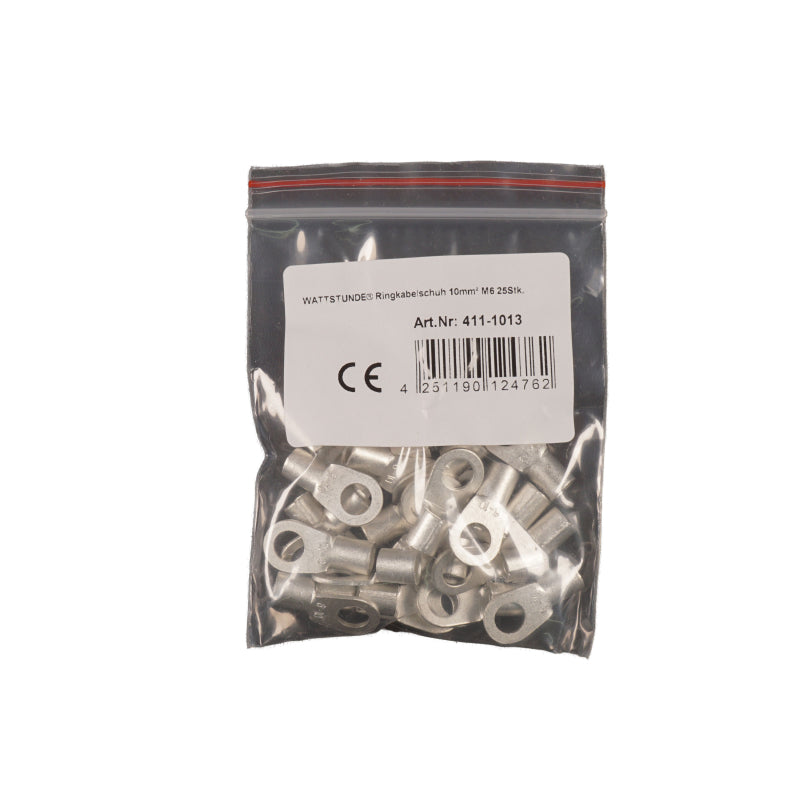 WATTSTUNDE® Ringkabelschuh 10 mm² M6 25 Stk. – Marine Infinite Shop (1/2)