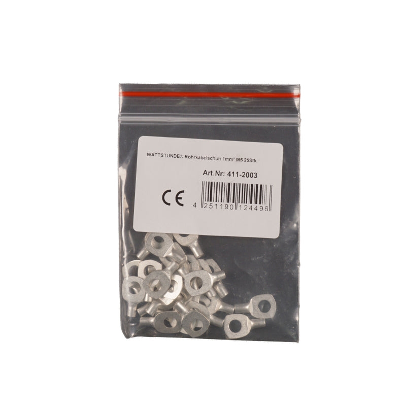 WATTSTUNDE® Rohrkabelschuh 1 mm² M5 25 Stk. – Marine Infinite Shop (1/2)