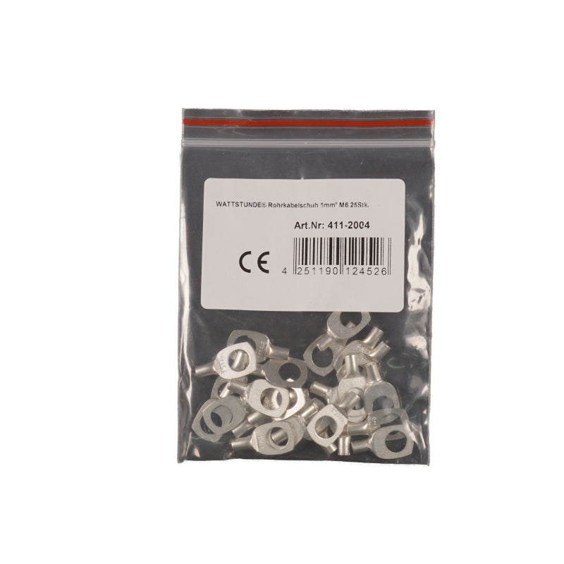 WATTSTUNDE® Rohrkabelschuh 1 mm² M6 25 Stk. – Marine Infinite Shop (1/2)