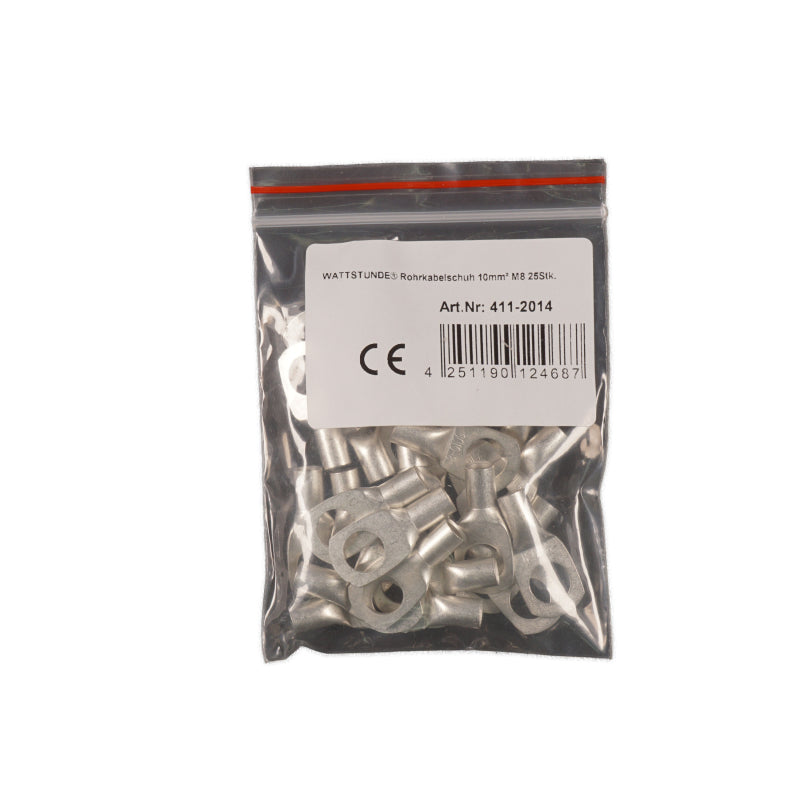 WATTSTUNDE® Rohrkabelschuh 10 mm² M8 25 Stk. – Marine Infinite Shop (1/2)