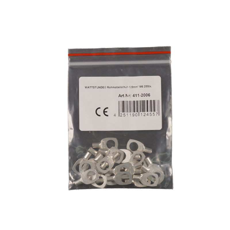 WATTSTUNDE® Rohrkabelschuh 1,5 mm² M6 25 Stk. – Marine Infinite Shop (1/2)