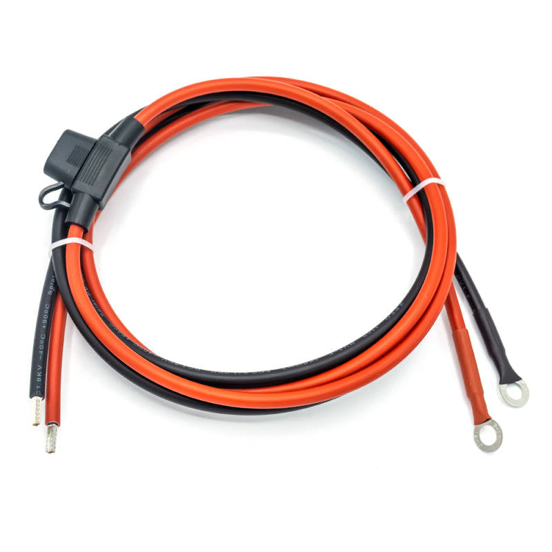 WATTSTUNDE® Sicherungskabel (mit Sicherung 30 A) 2 x 6 mm² M8/Aderendhülse 1,5 m rot/schwarz – Marine Infinite Shop (2/5)