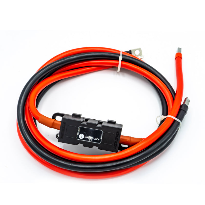 WATTSTUNDE® Sicherungskabel (mit Sicherungshalter) 2 x 35 mm² M8/Aderendhülse 1 m rot/schwarz – Marine Infinite Shop (1/6)
