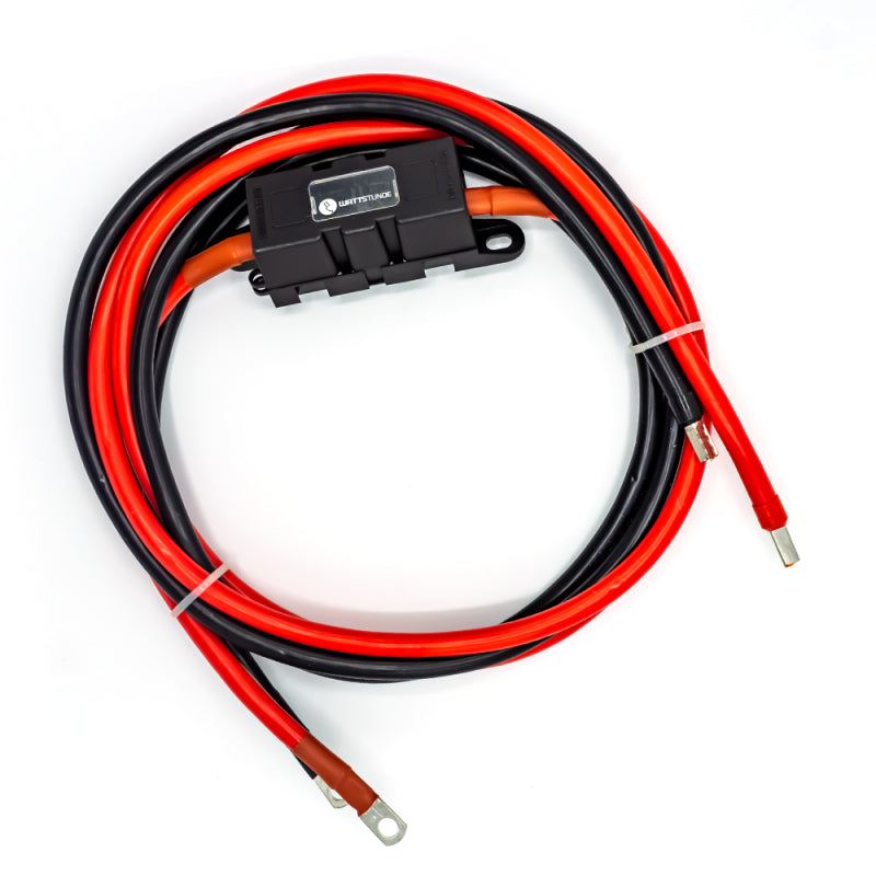 WATTSTUNDE® Sicherungskabel (mit Sicherungshalter) 2x25 mm² M8/Aderendhülse 1 m rot/schwarz – Marine Infinite Shop (2/7)