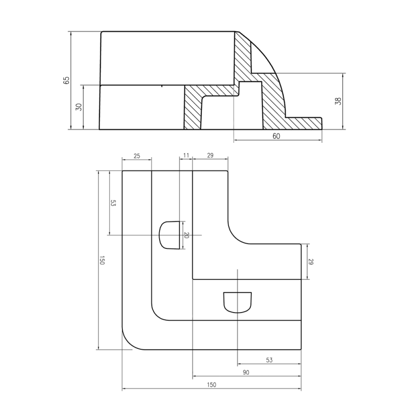 WATTSTUNDE® Solarmodul Halteecken HXE/S ASA Kunststoff schwarz – Marine Infinite Shop (5/6)