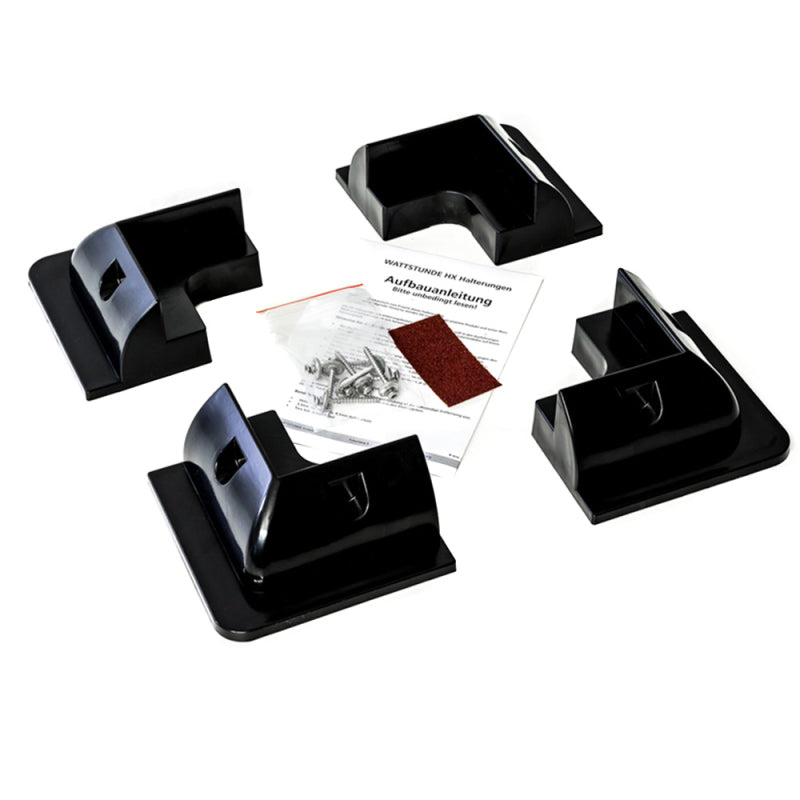 WATTSTUNDE® Solarmodul Halteecken HXE/S ASA Kunststoff schwarz – Marine Infinite Shop (1/6)