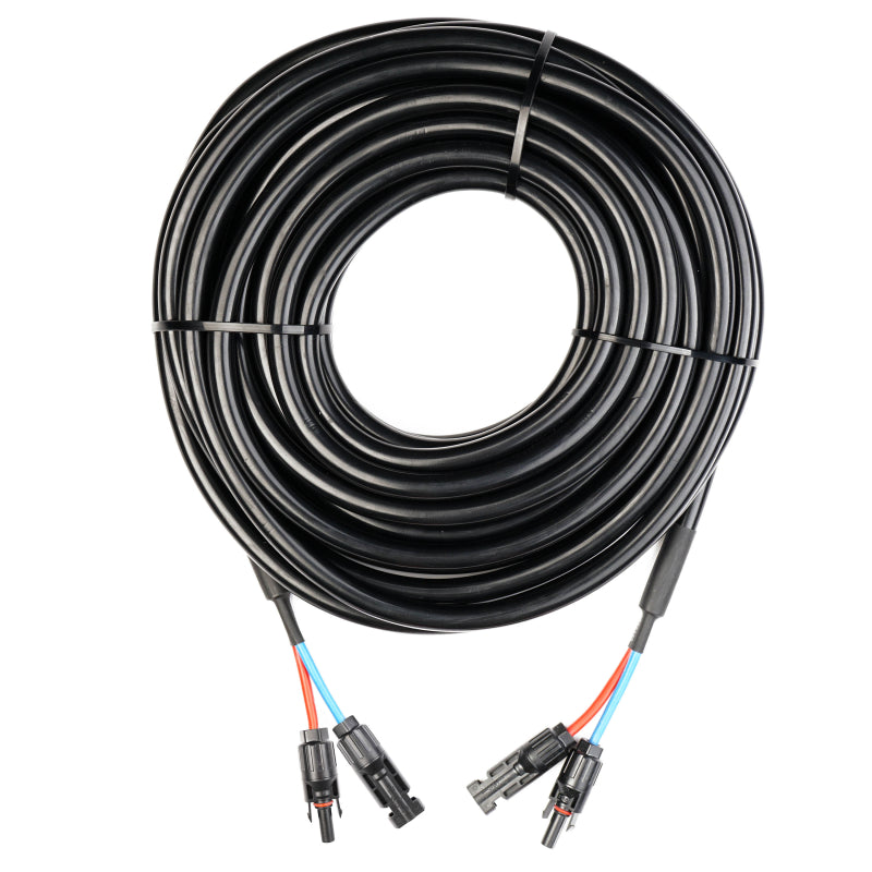 WATTSTUNDE® Verlängerungskabel (2x)6 mm² Typ-MC4/Typ-MC4 15 m schwarz – Marine Infinite Shop (1/3)
