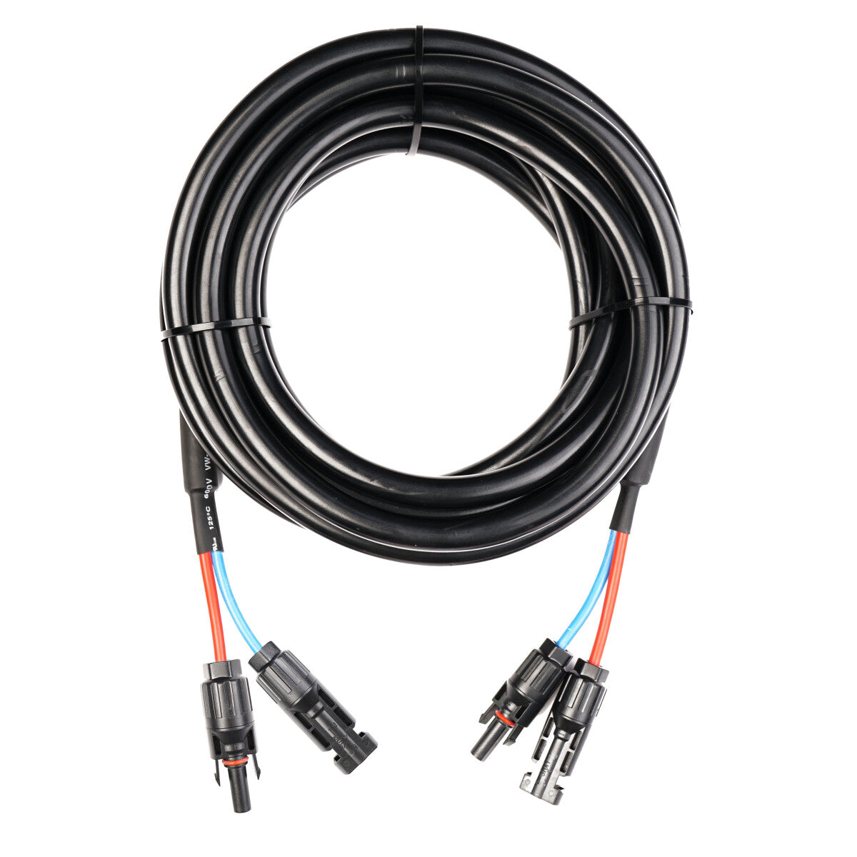 WATTSTUNDE® VK-MC4-MC4-6.5 MC4 5 m Verlängerungskabel 2 x 6 mm² – Marine Infinite Shop