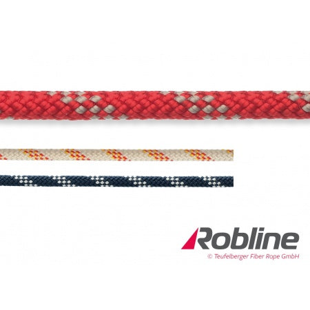 ROBLINE Leech Line, PES/Robtec, 2,5mm navy/silber – Marine Infinite Shop