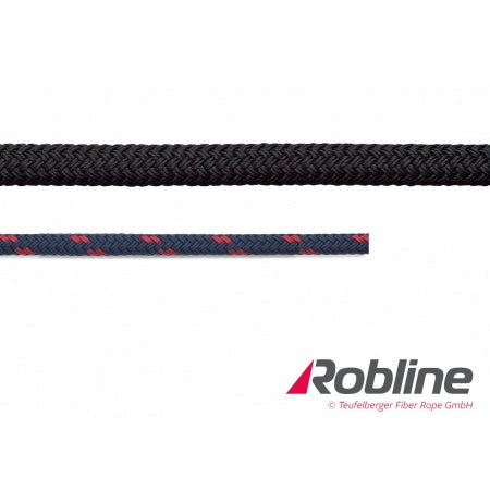 ROBLINE Festmacher Palma Elastic, PA/PA, 20mm navy/rot – Marine Infinite Shop
